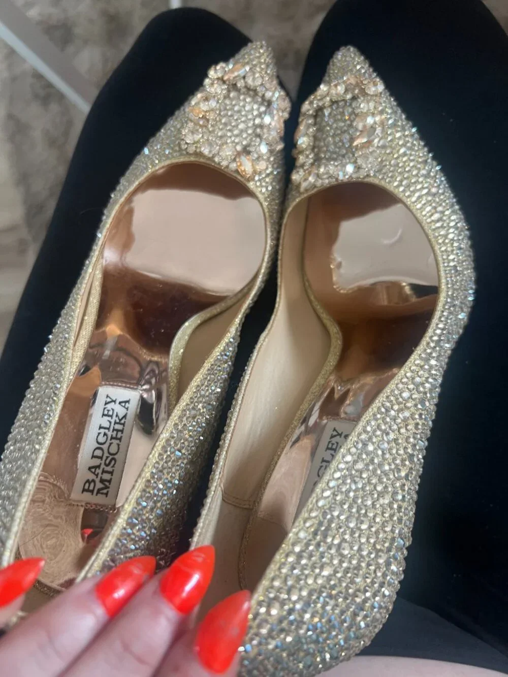 Badgley Mischka Crystal Brand New Pump